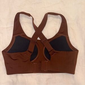Girlfriend Collective Brown Sports Bra- size Small